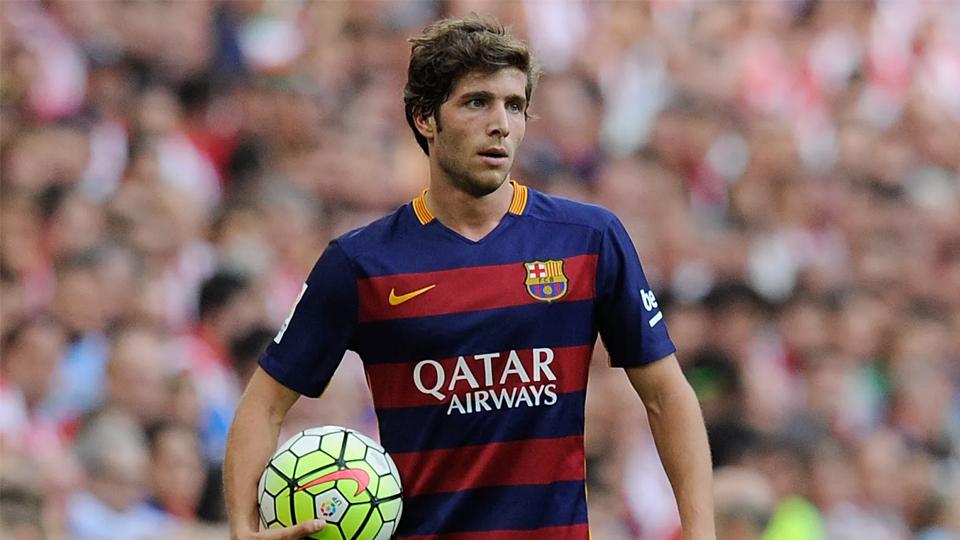 Sergi Roberto yakin Barcelona bisa mengejar ketertinggalan poin dari Real Madrid. - INDOSPORT